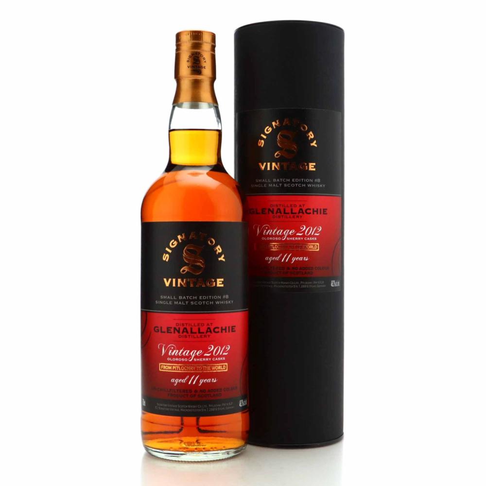 Glenallachie 2012 Signatory Vintage 11 Year Old Small Batch