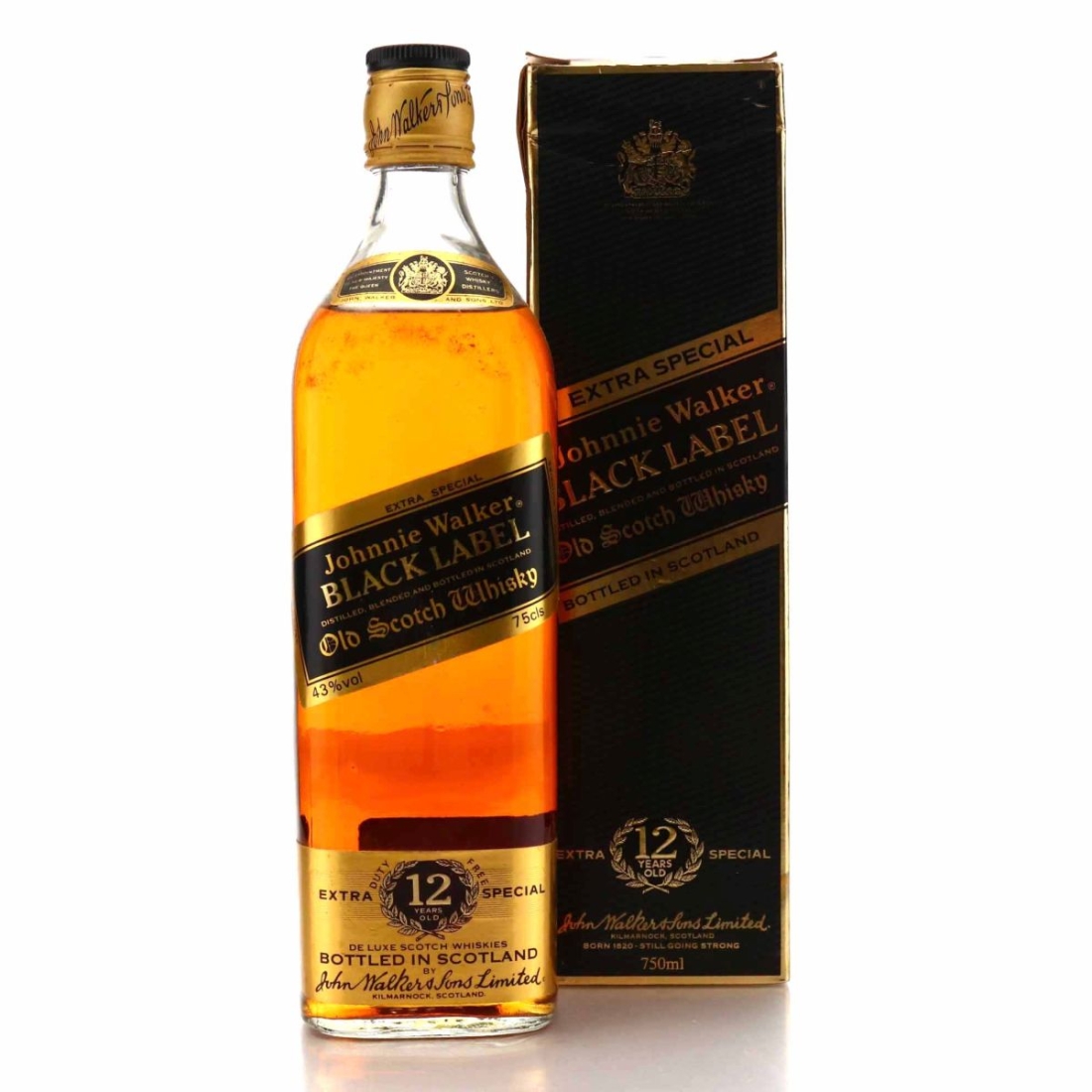Johnnie Walker Black Label 12 Year Old 75cl circa 1980s