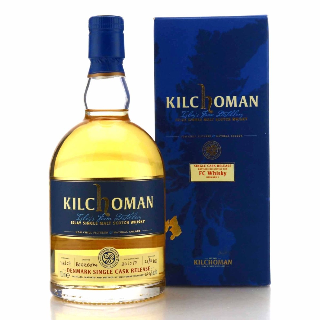 Kilchoman 2007 Single Bourbon Cask #118 / Denmark