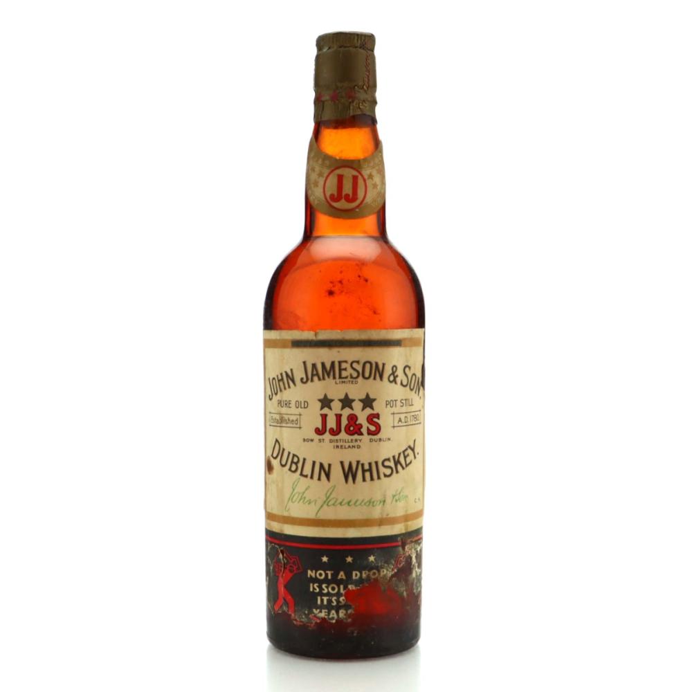 John Jameson and Son 3 Star 7 Year Old 1960s