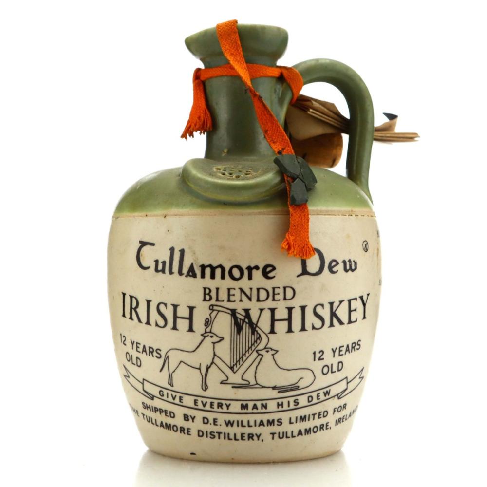 Tullamore 12 Year Old Dew Decanter 1970s / German Import