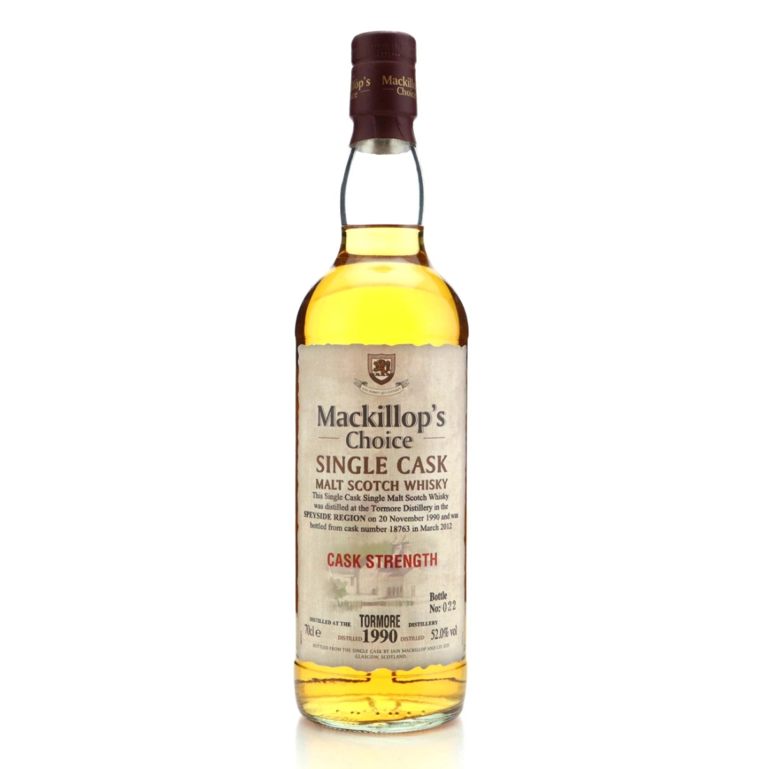 Tormore 1990 Mackillop's Choice Cask Strength