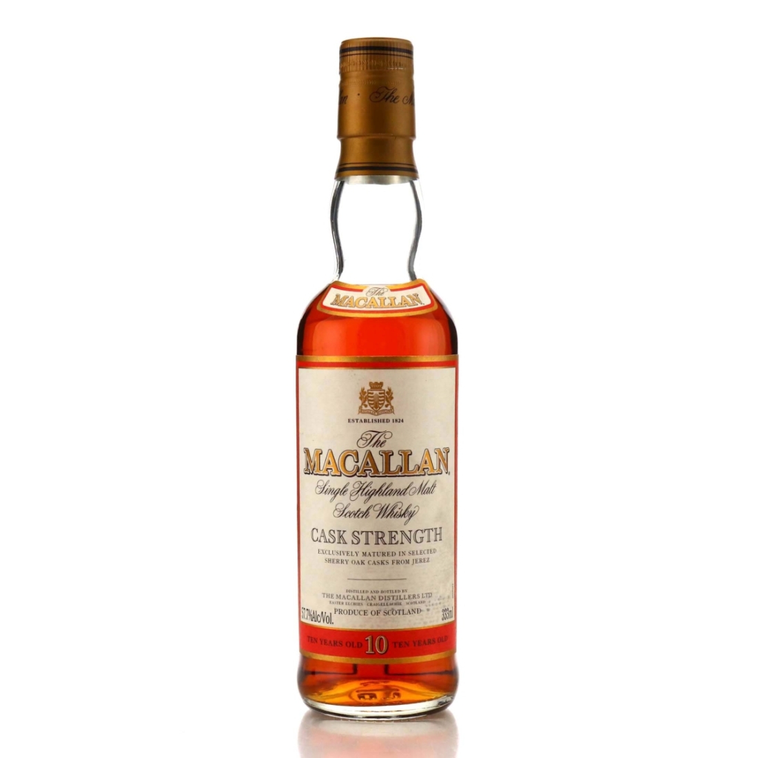 Macallan 10 Year Old Cask Strength 33cl / 57.7%