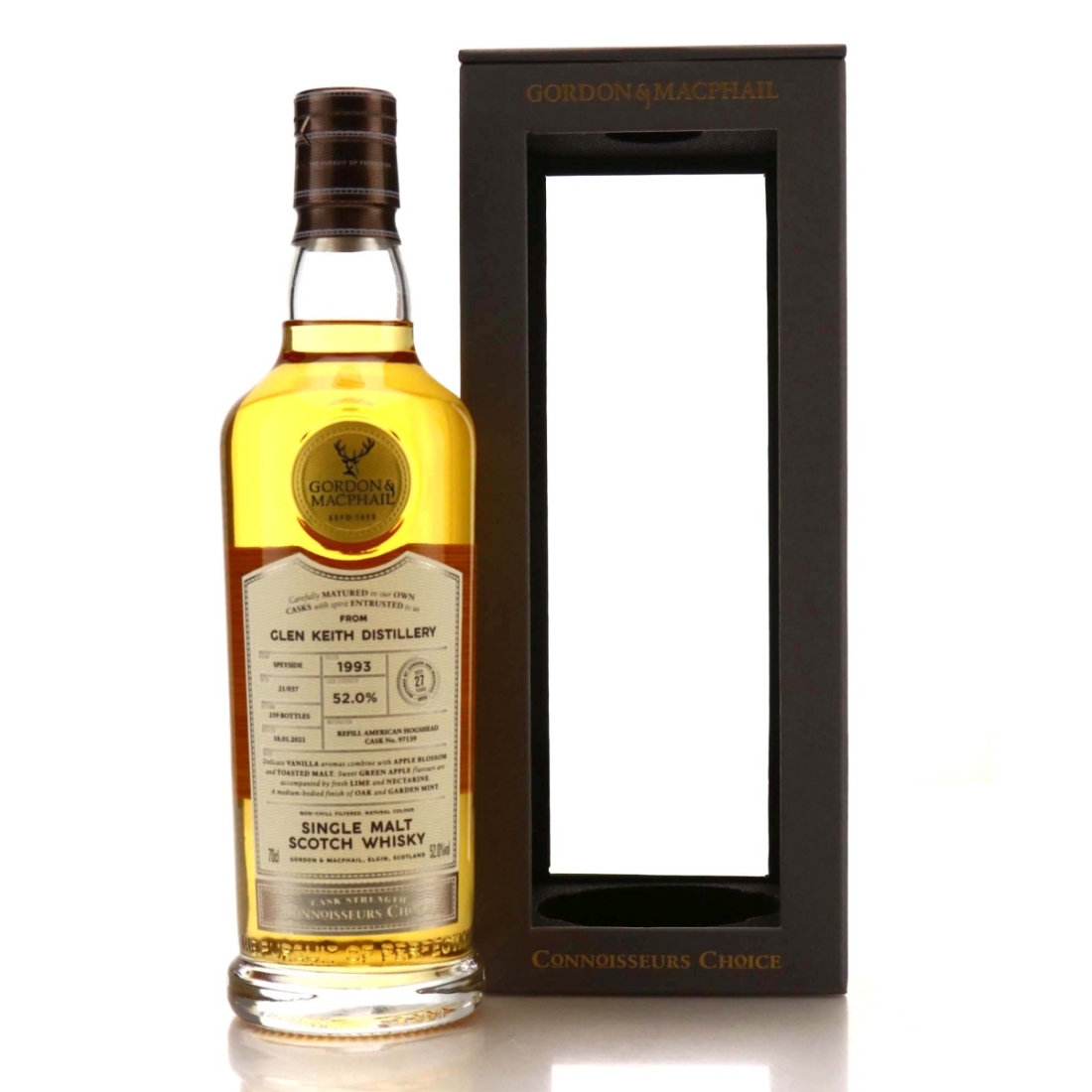 Glen Keith 1993 Gordon and MacPhail 27 Year Old Batch 21/037