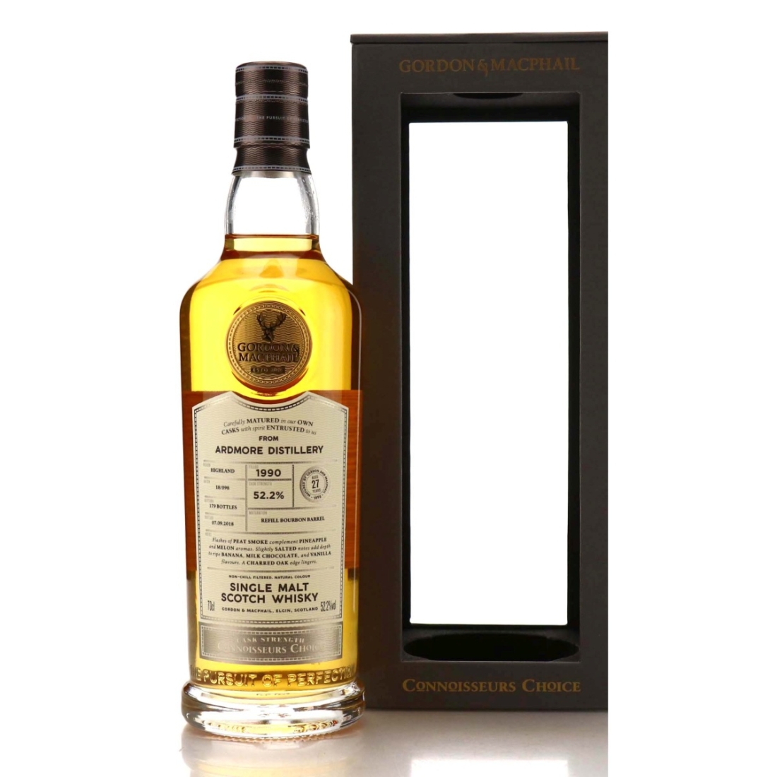 Ardmore 1990 Gordon and MacPhail 27 Year Old Batch #18/098