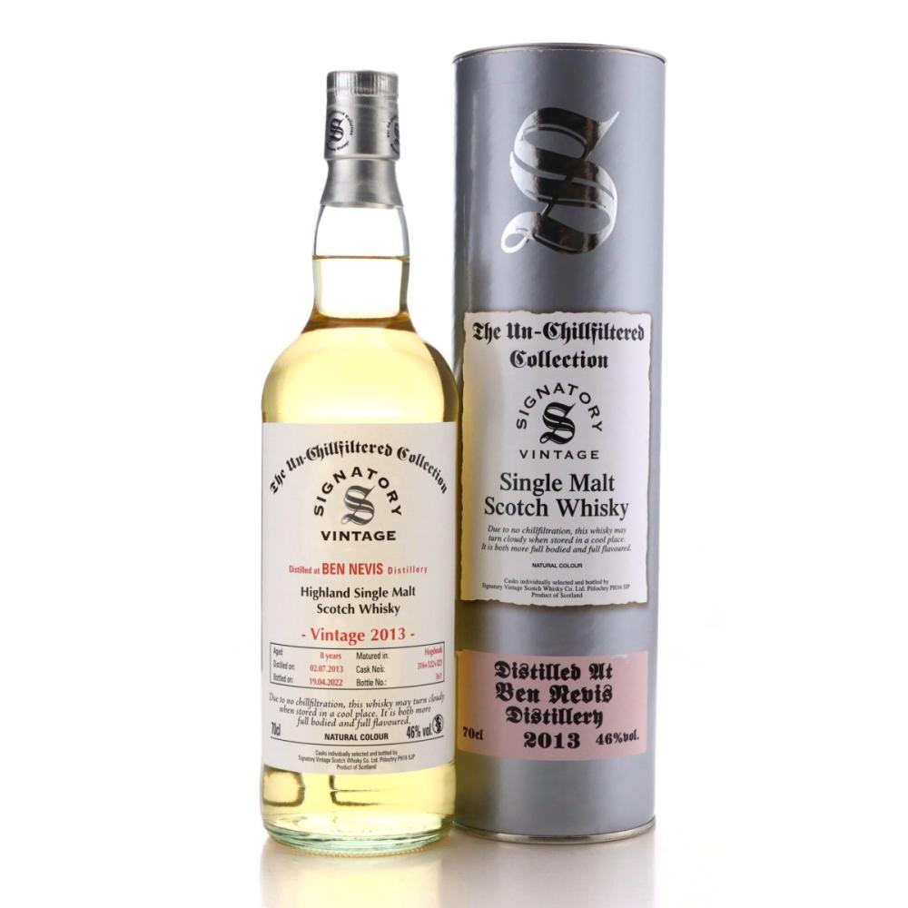Ben Nevis 2013 Signatory Vintage 8 Year Old
