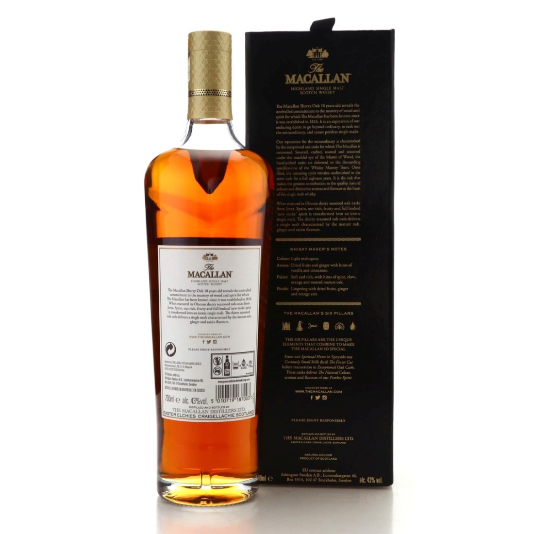 Image for Macallan 18 Year Old Sherry Oak 2021 Release