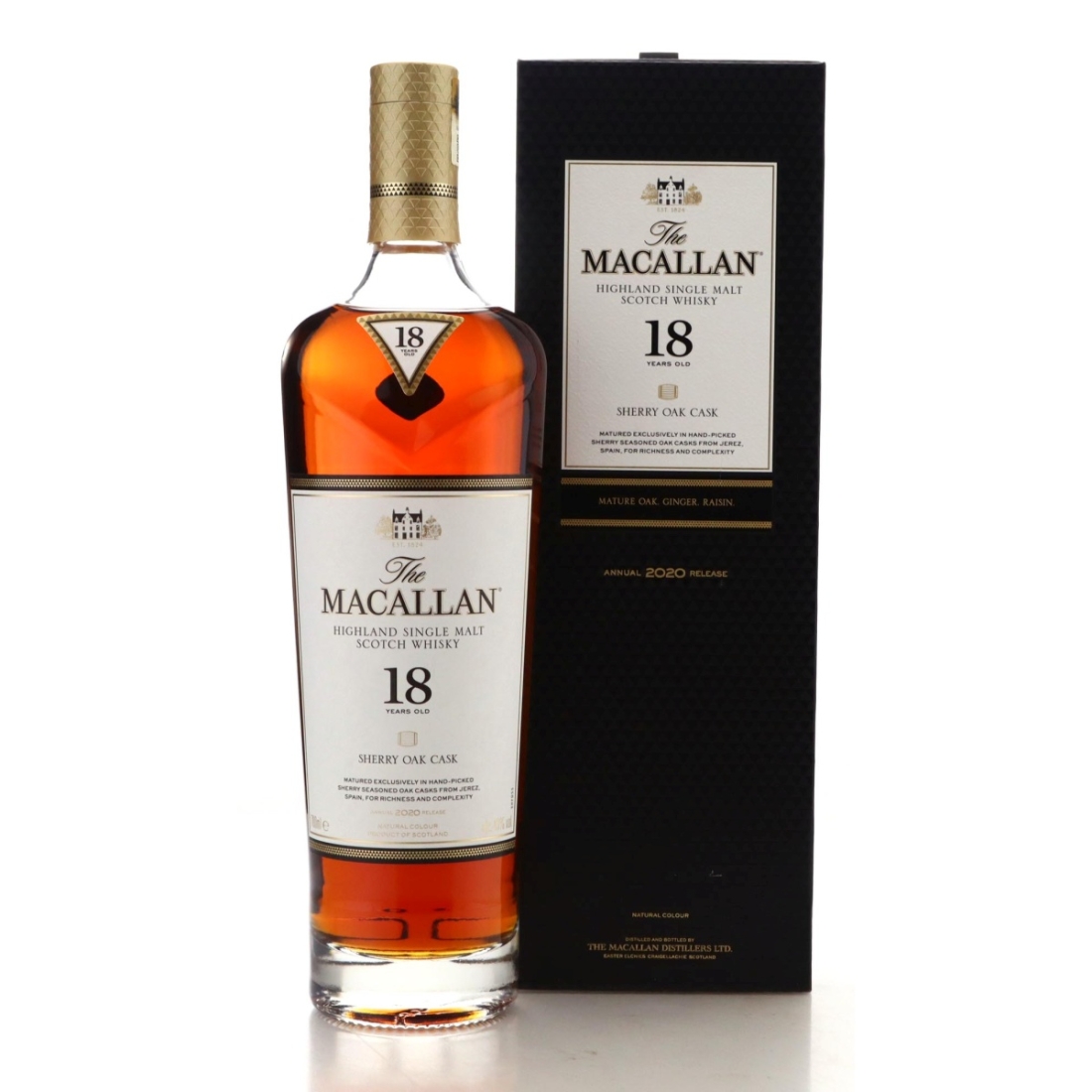 Image for Macallan 18 Year Old Sherry Oak 2020 Release