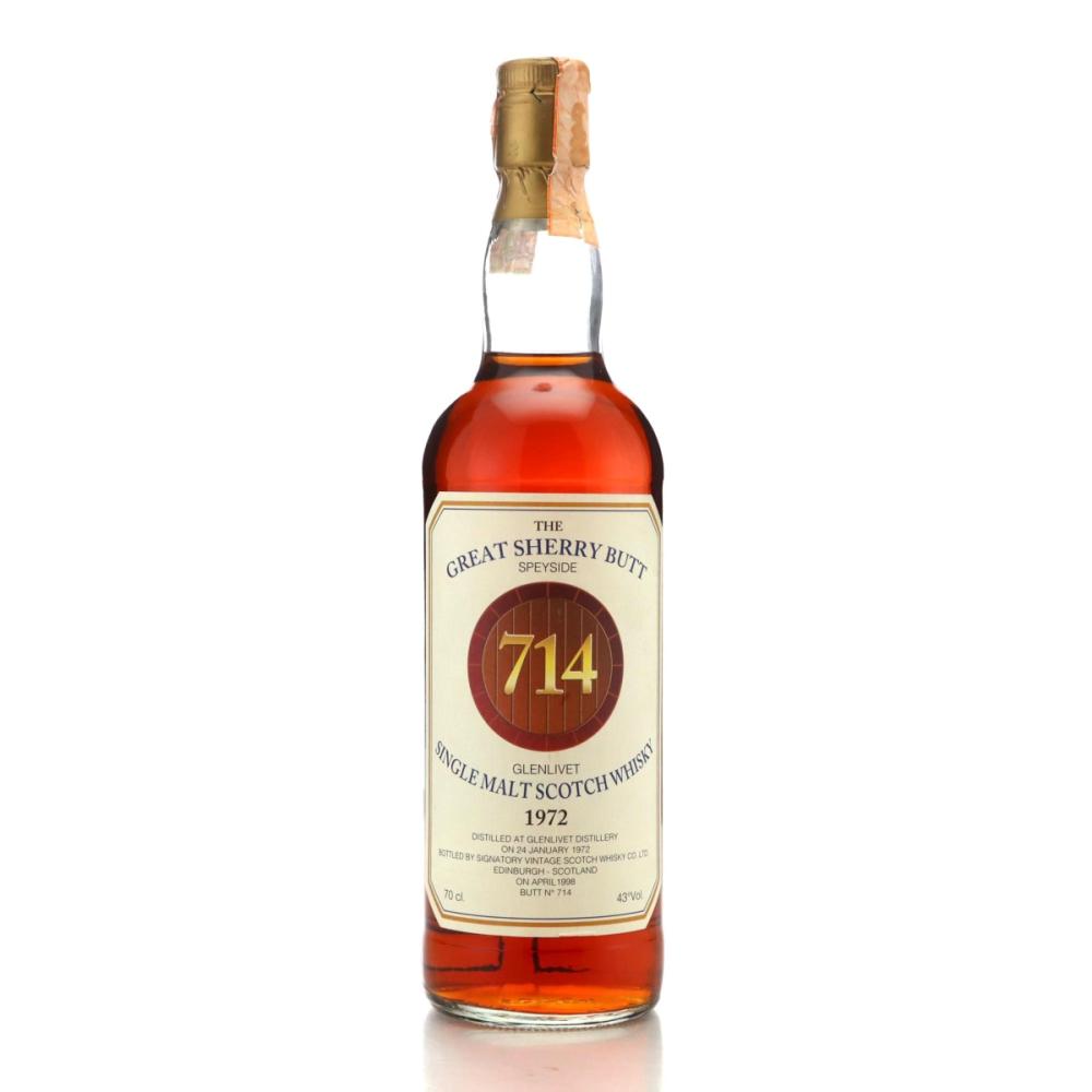 Glenlivet 1972 Signatory Vintage Great Sherry Butt / Velier Import