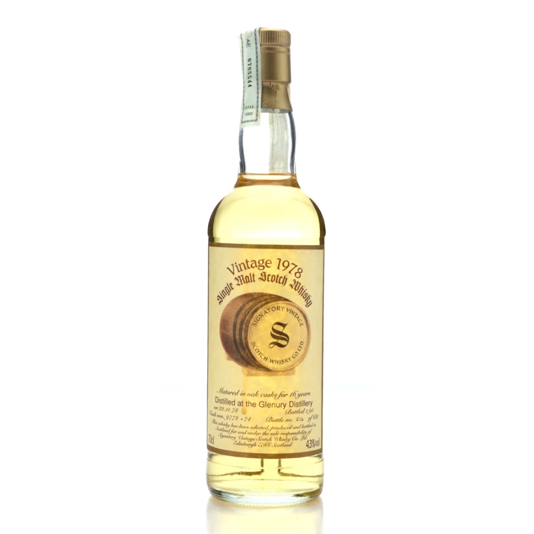 Glenury Royal 1978 Signatory Vintage 16 Year Old