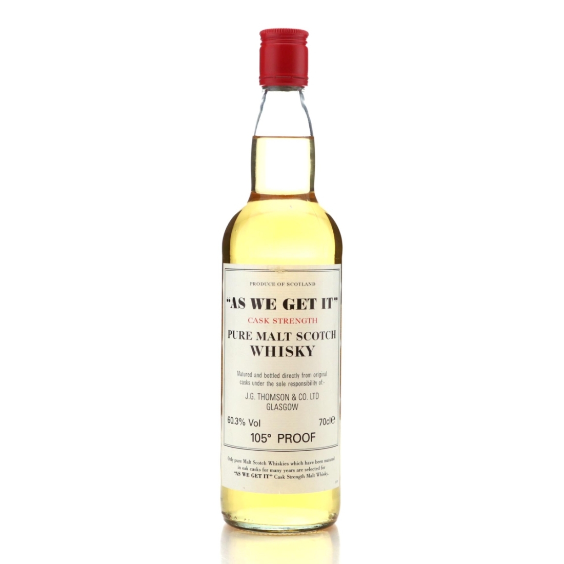 As We Get It Cask Strength Pure Malt / 60.3%