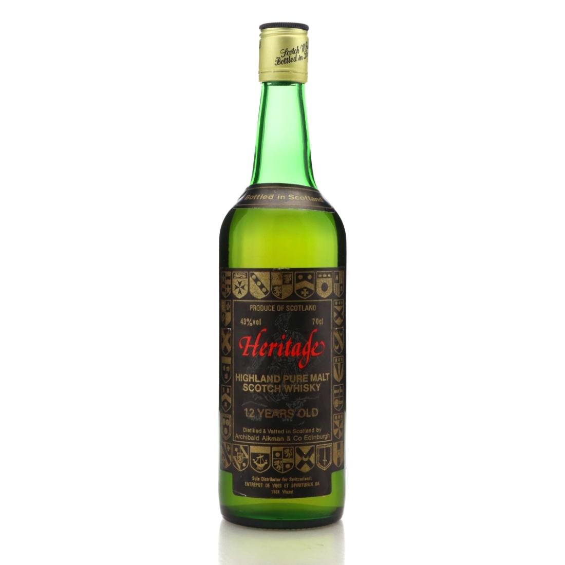 Heritage 12 Year Old Pure Malt / Swiss Import