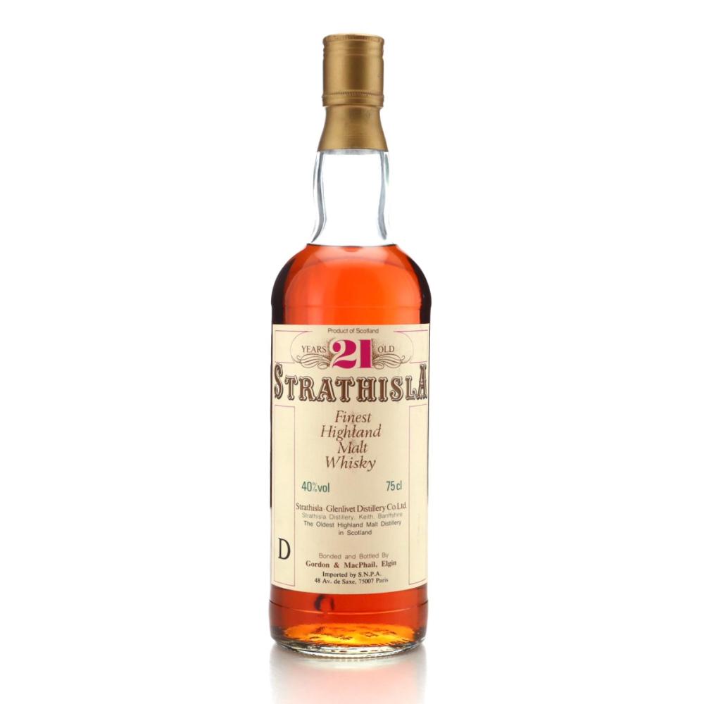 Strathisla 21 Year Old Gordon and MacPhail 1980s / French Import