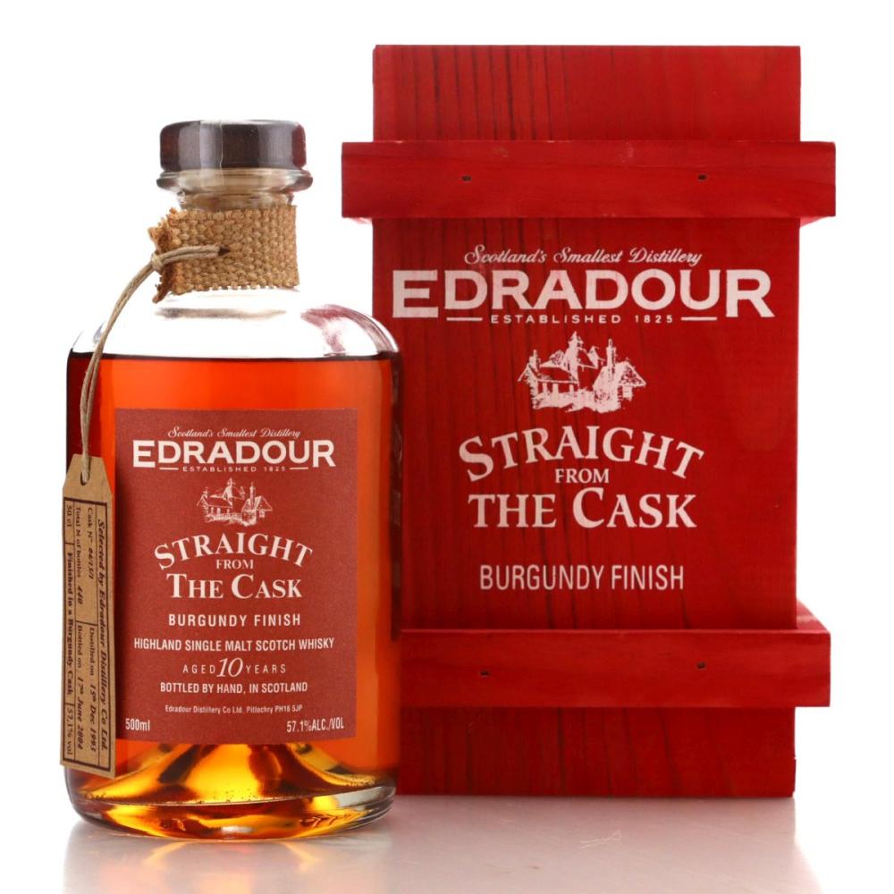 Edradour 1993 Straight from the Cask 10 Year Old Burgundy Finish 50cl