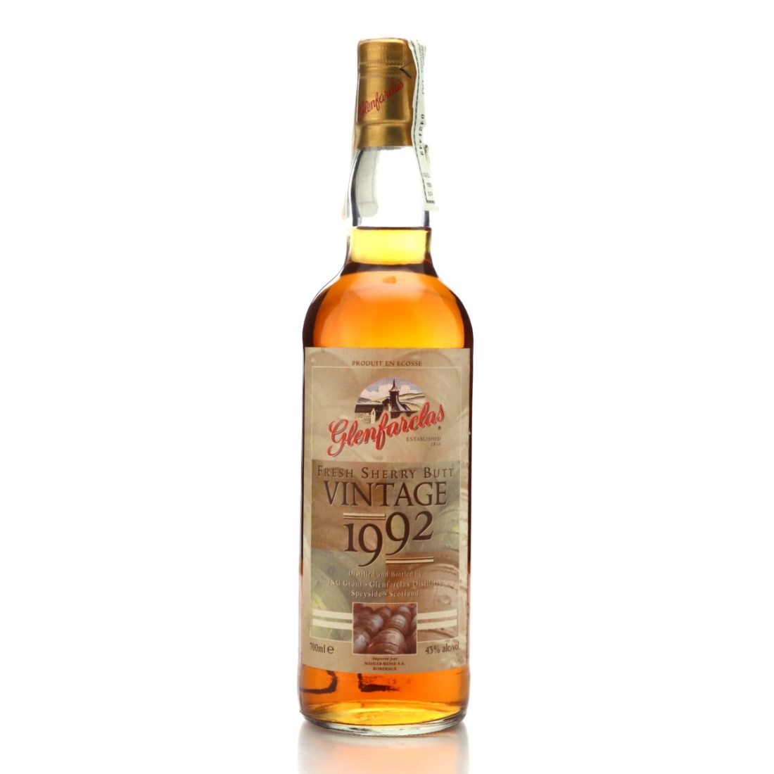 Glenfarclas 1992 Vintage Fresh Sherry Butt / Mähler-Besse Import
