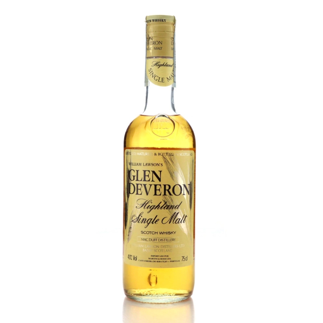 Glen Deveron Single Malt 1980s / Martini & Rossi Import