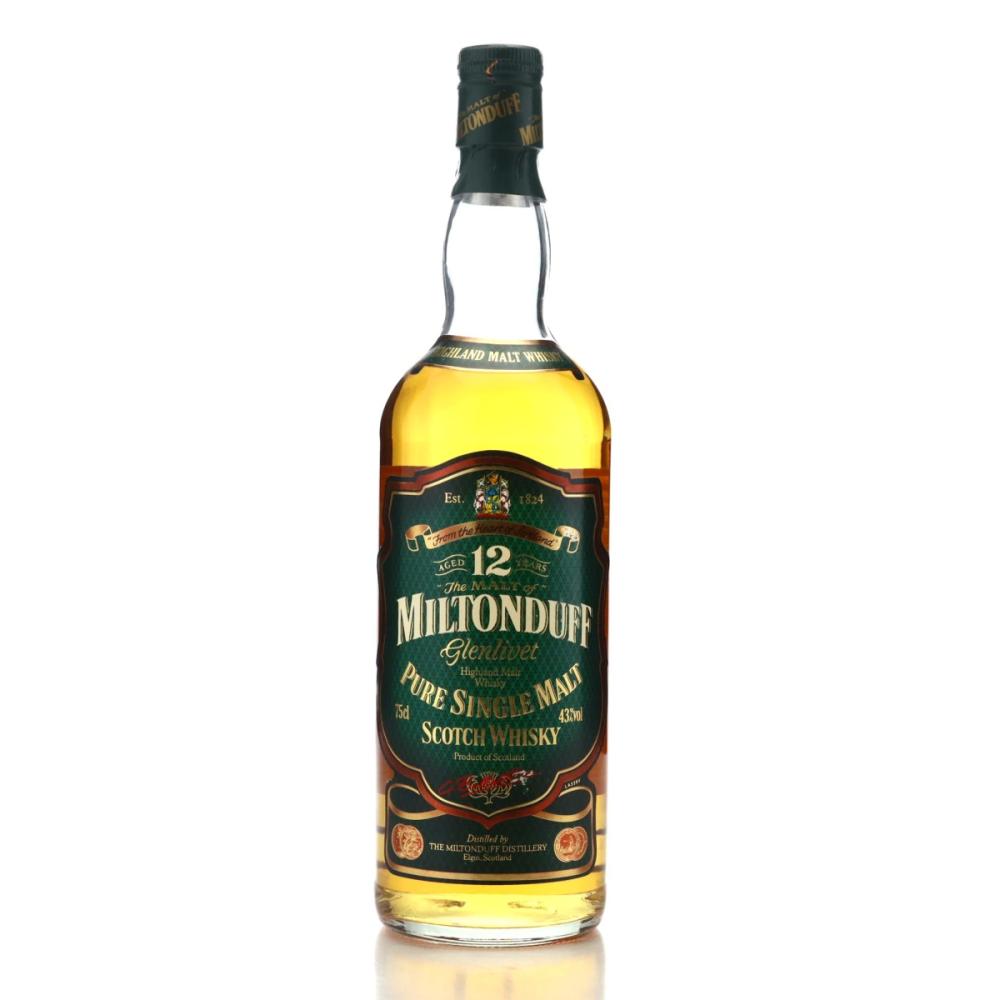 Miltonduff 12 Year Old 75cl 1990s