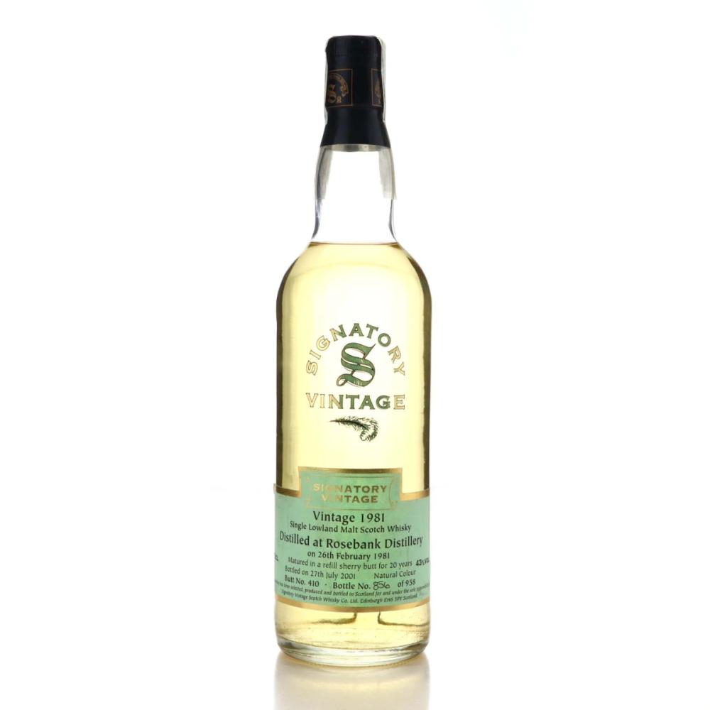 Rosebank 1981 Signatory Vintage 20 Year Old