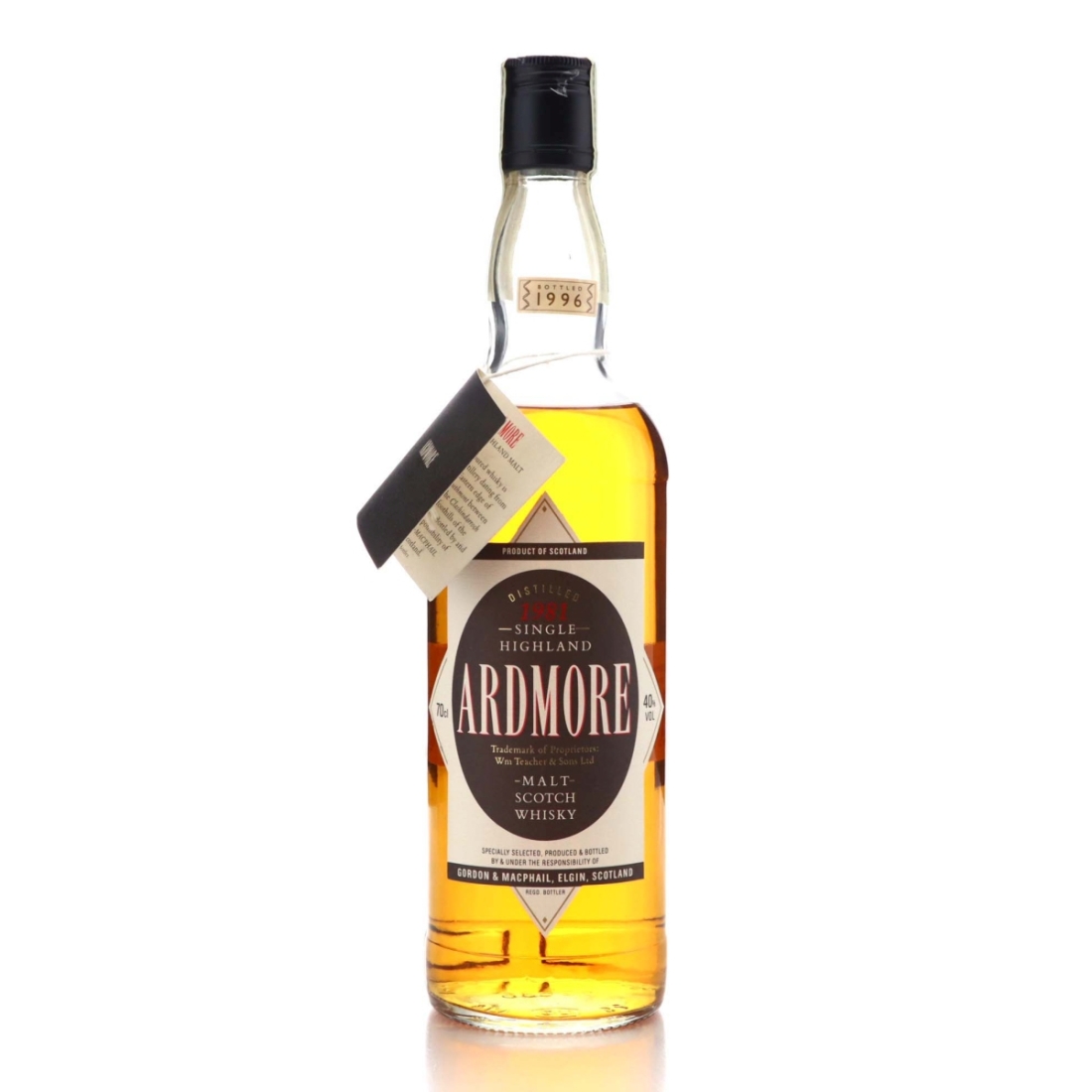 Ardmore 1981 Gordon and MacPhail bottled 1996