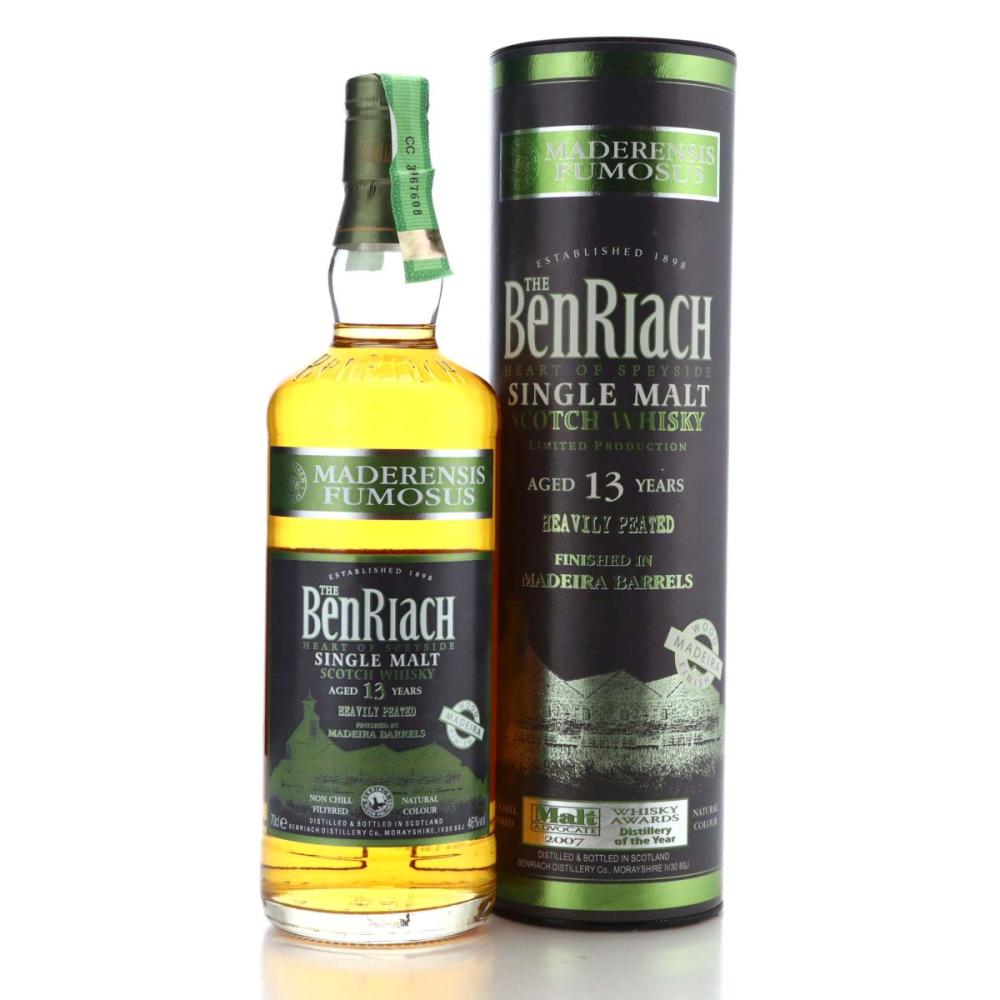 Benriach Maderensis Fumosus 13 Year Old  Peated Madeira Finish