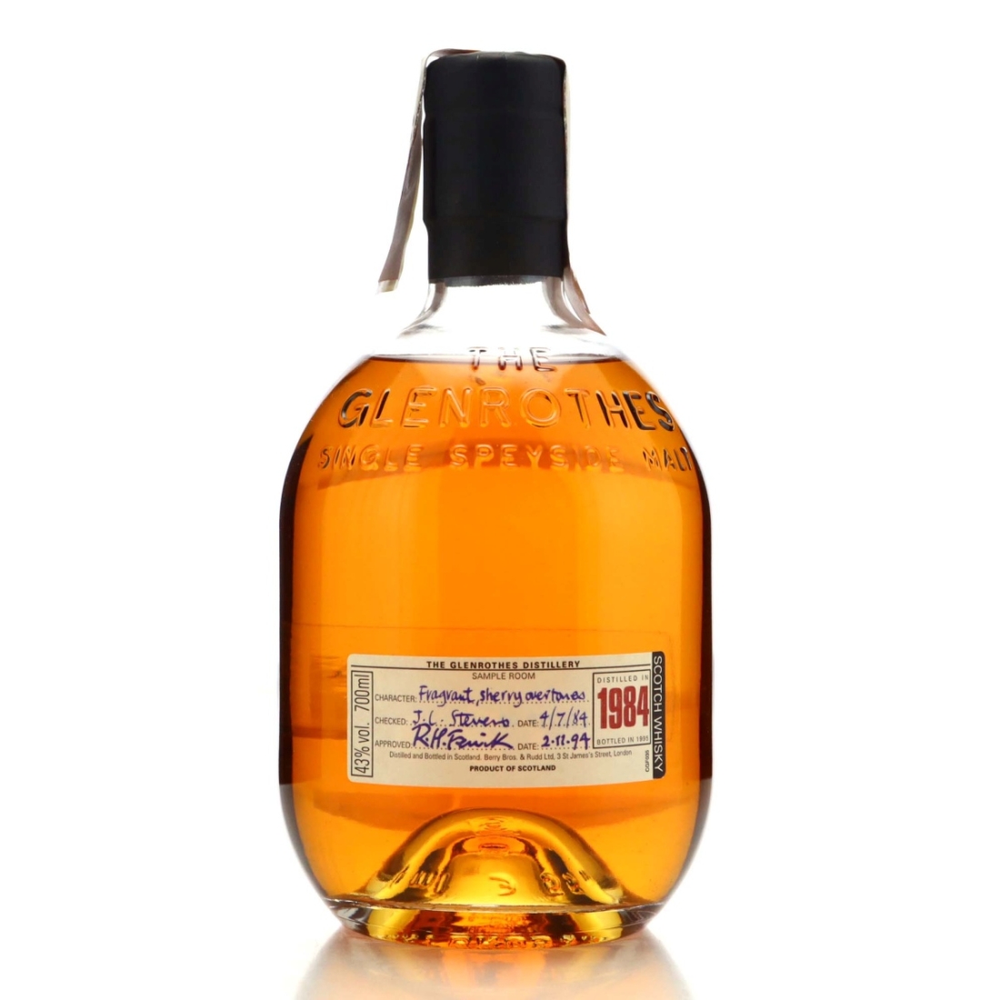 Glenrothes 1984 Vintage bottled 1996