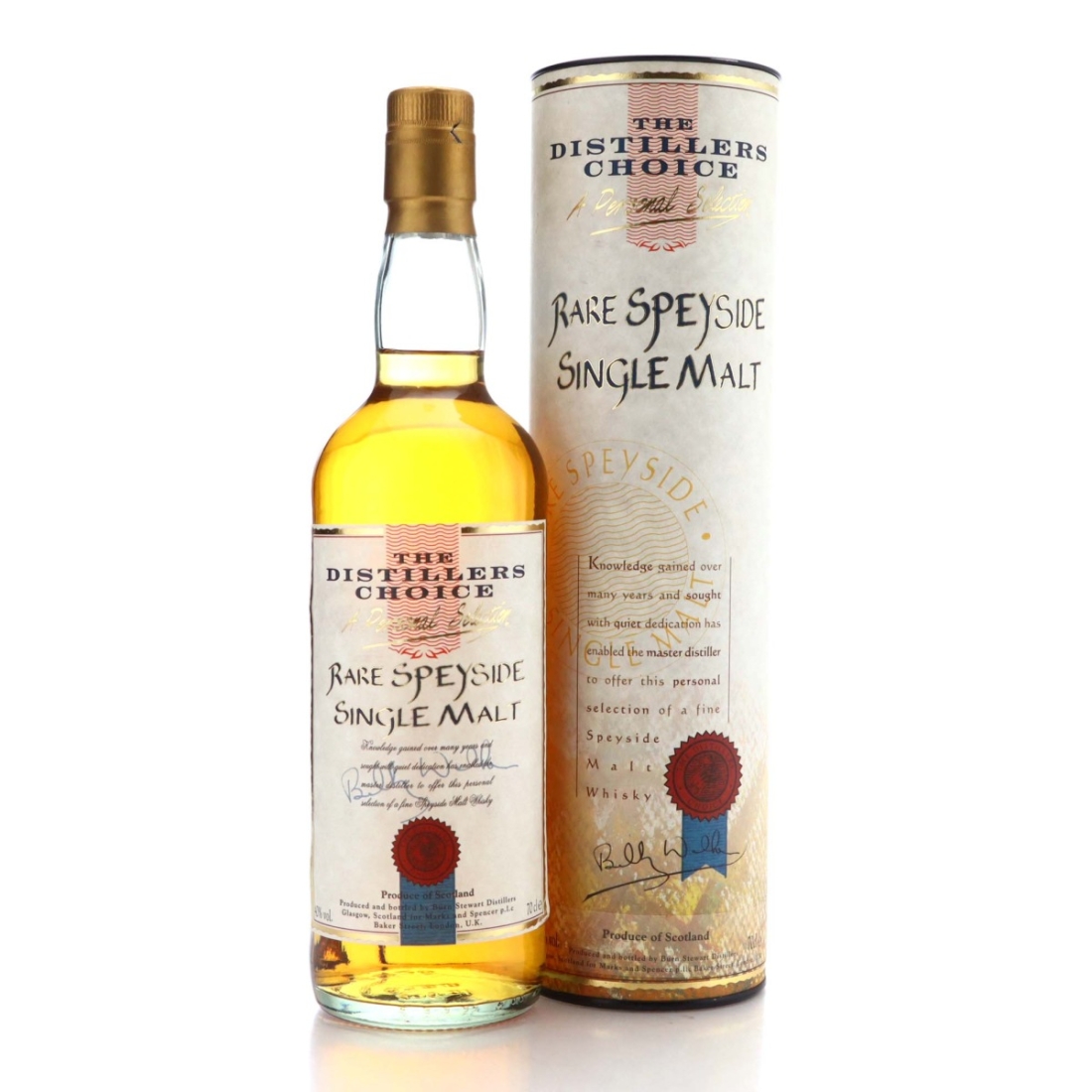 Burn Stewart Rare Speyside Single Malt / A Personal Selection