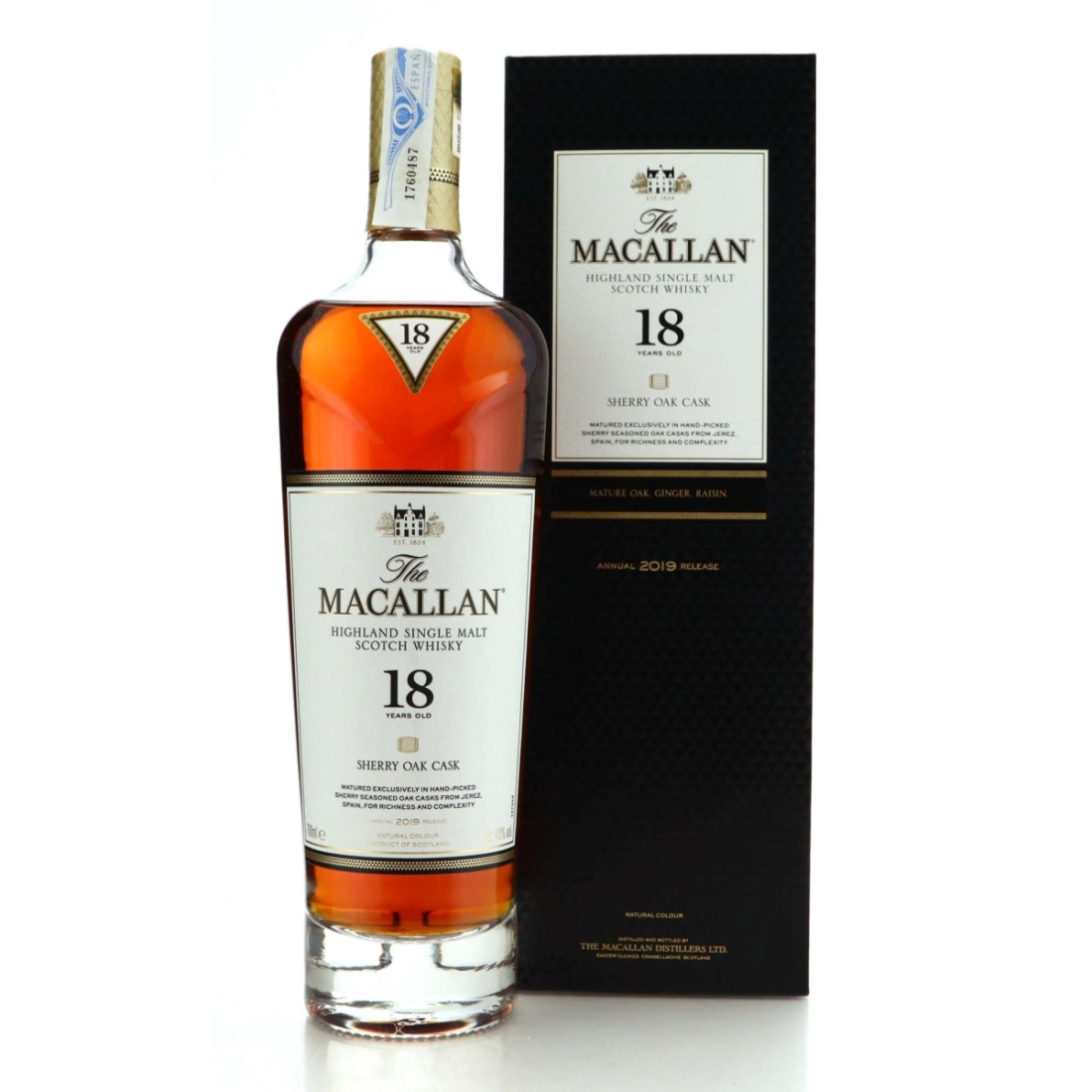 Image for Macallan 18 Year Old Sherry Oak 2019 Release