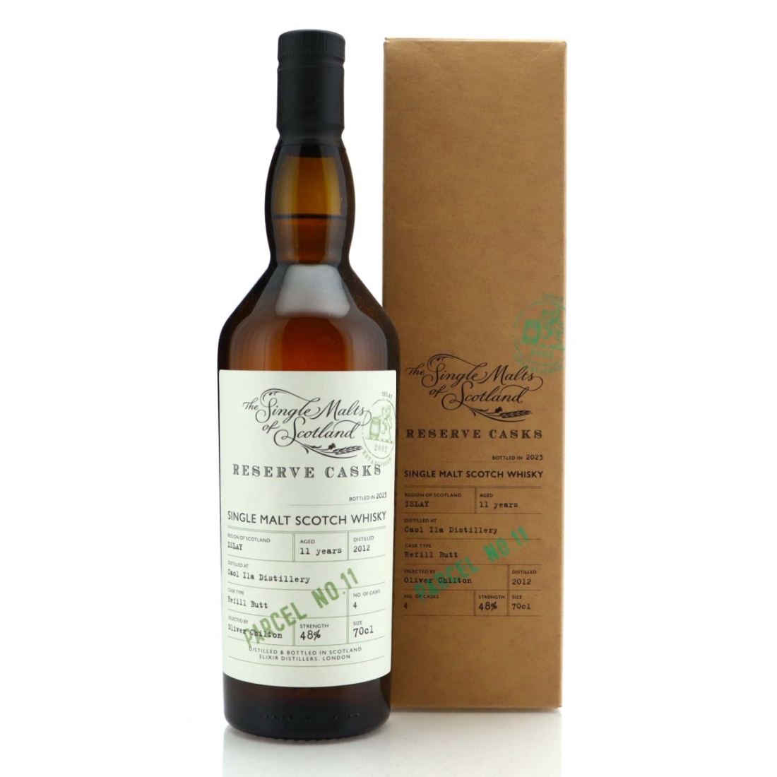 Caol Ila 2012 Single Malts of Scotland 11 Year Old Reserve Casks / Parcel #11