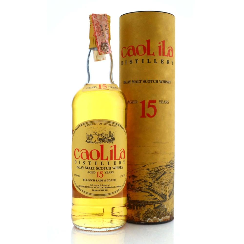 Caol Ila 15 Year Old Bulloch Lade 57% 1980s / Zenith Import