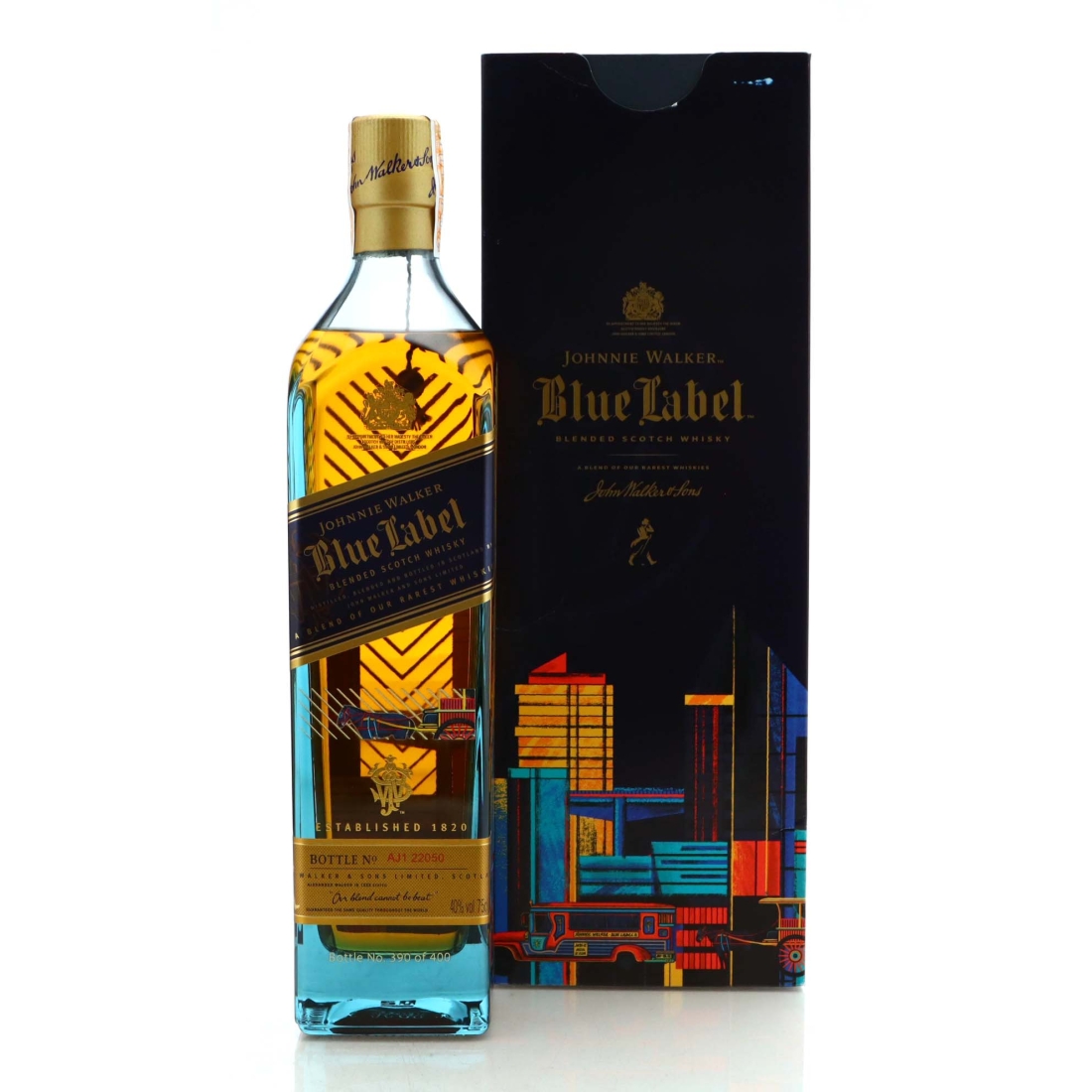 Johnnie Walker Blue Label Metal Artist 75cl