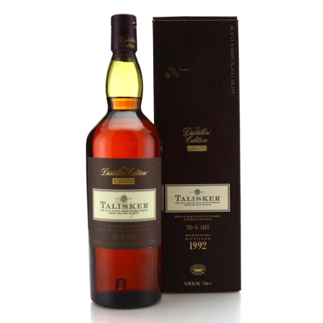 Talisker 1992 Distillers Edition TD-S:5HT 1 Litre