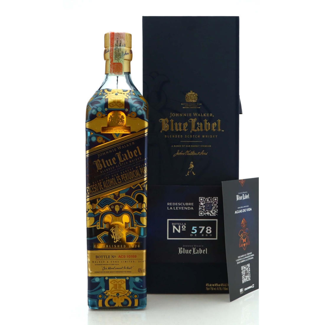 Johnnie Walker Blue Label Edición Limitada Guatavita 75cl / Colombia