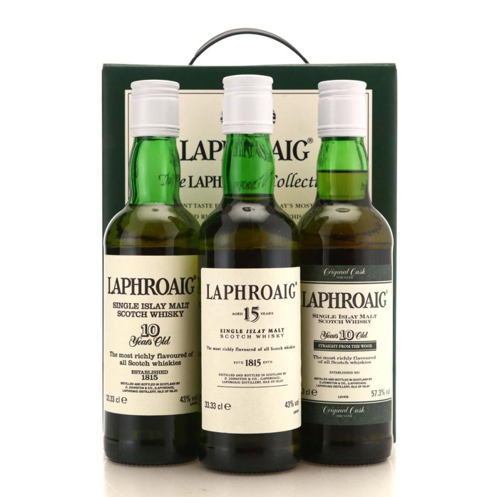 Laphroaig The Collection 3 x 33.33cl / includes Original Cask Strength