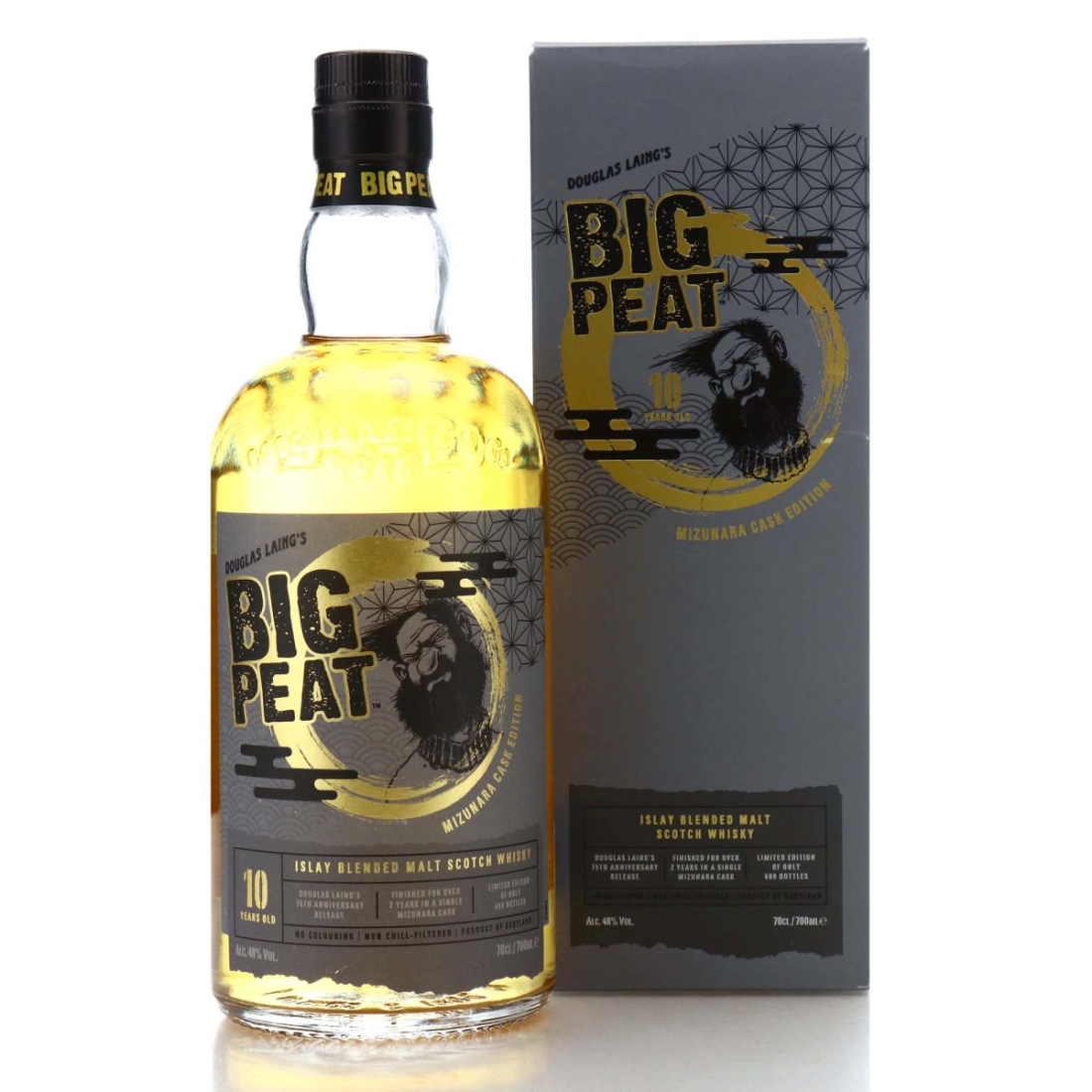 Big Peat 10 Year Old Mizunara Cask / Douglas Laing 75th Anniversary