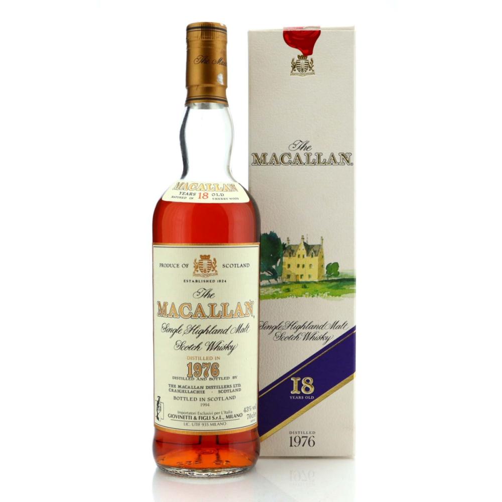 Macallan 1976 18 Year Old / Giovinetti Import
