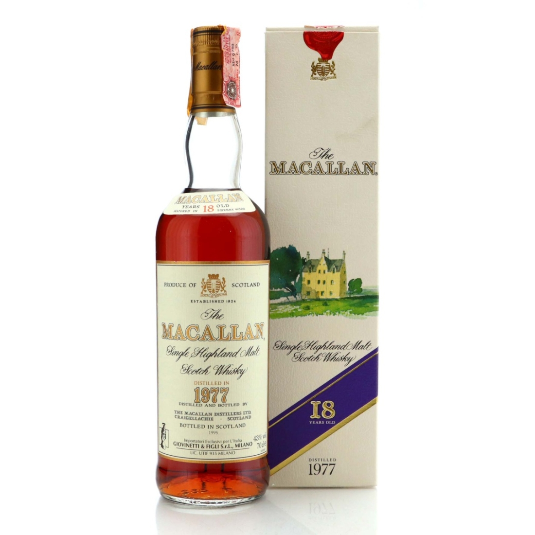 Macallan 1977 18 Year Old / Giovinetti Import