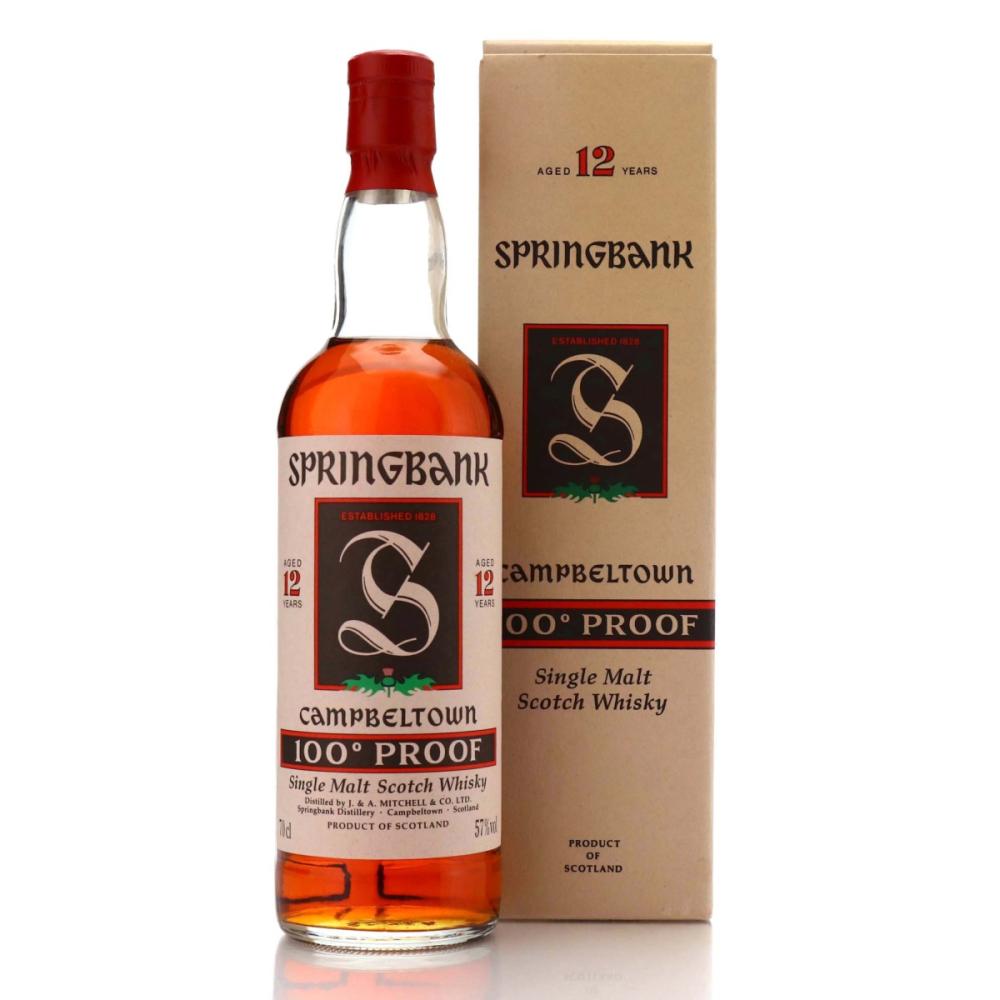 Springbank 12 Year Old 100 Proof Green Thistle 1990s / 57%
