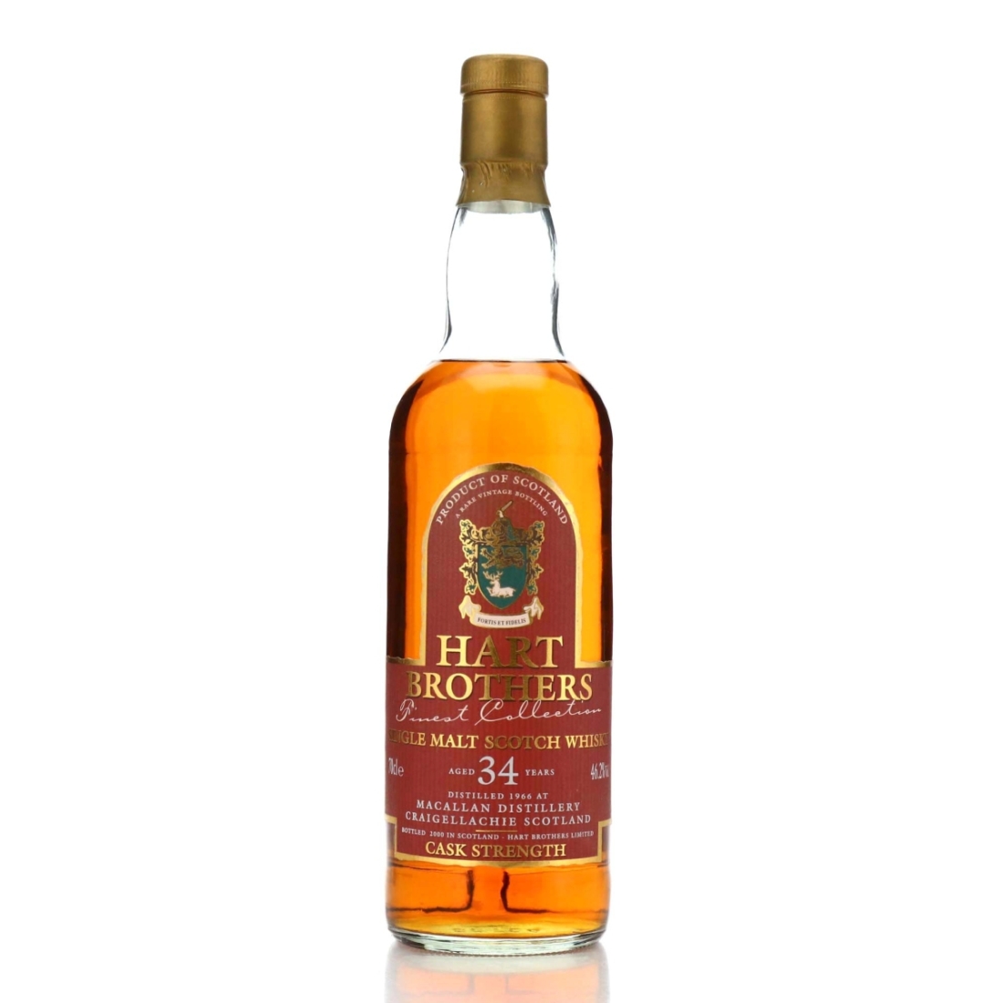 Macallan 1966 Hart Brothers 34 Year Old Cask Strength