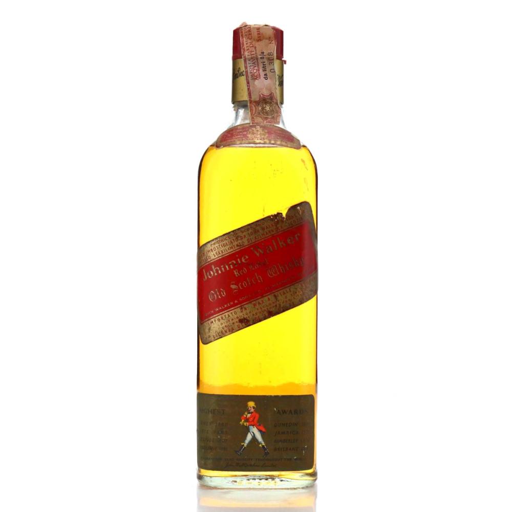 Johnnie Walker Red Label 1960s / Wax & Vitale Import