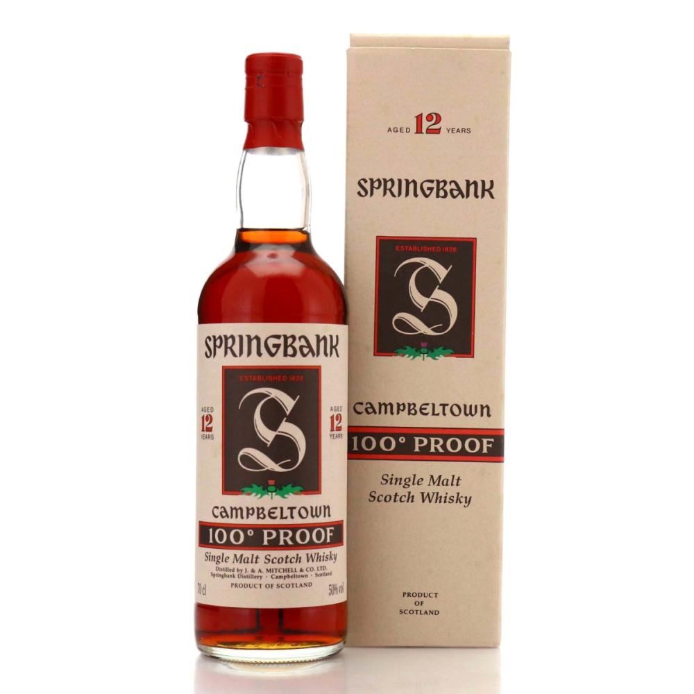 Springbank 12 Year Old 100 Proof Green Thistle 1990s / 50%