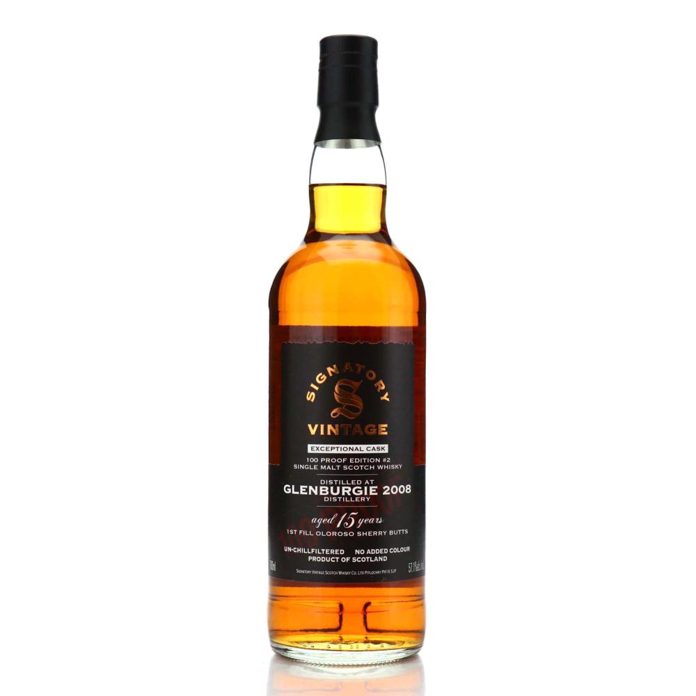 Glenburgie 2008 Signatory Vintage 15 Year Old 100 Proof