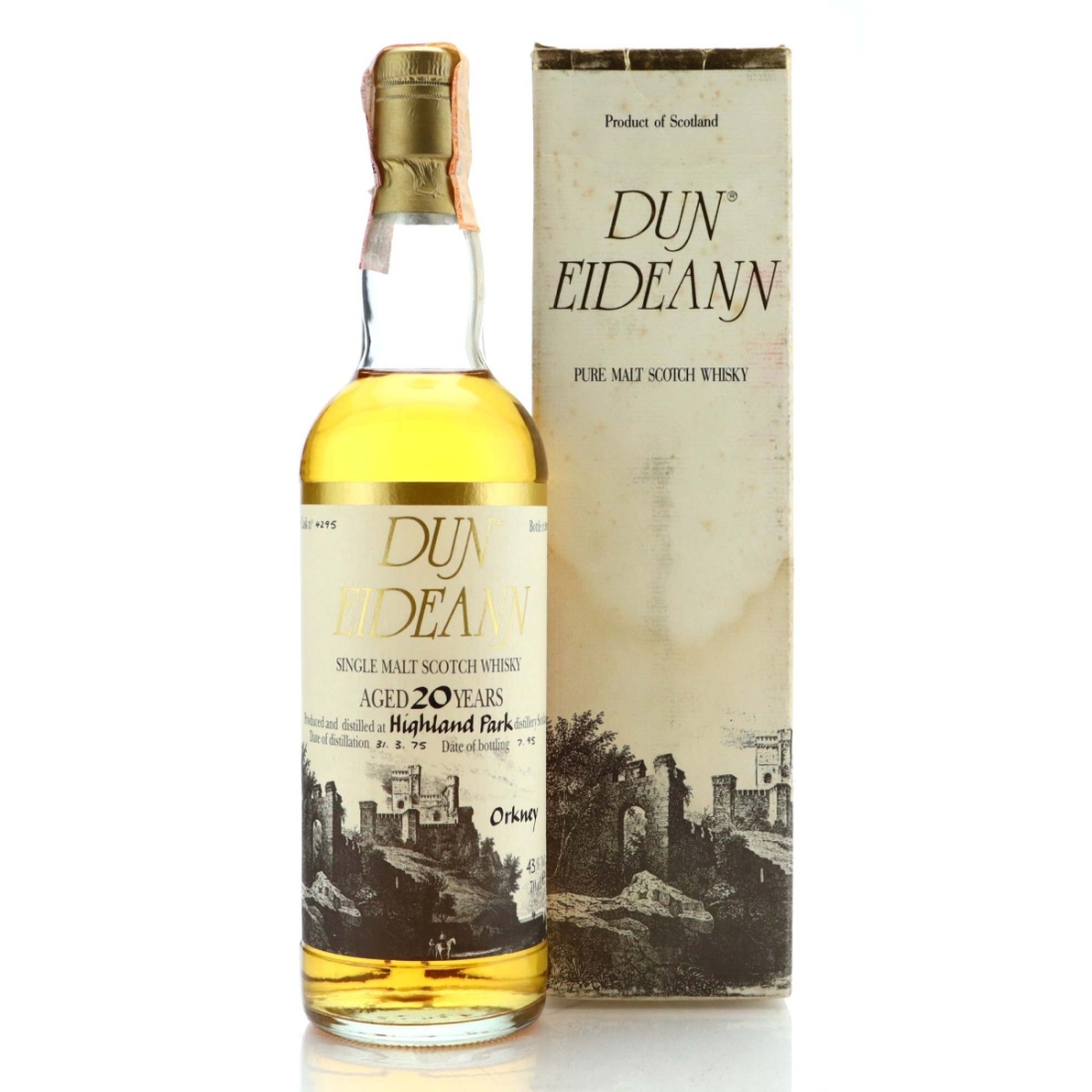 Highland park 1975 Dun Eideann 20 Year Old