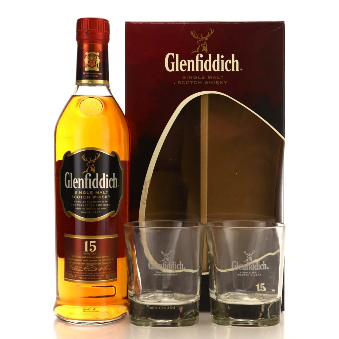 Glenfiddich 15 Year Old / Gift Pack