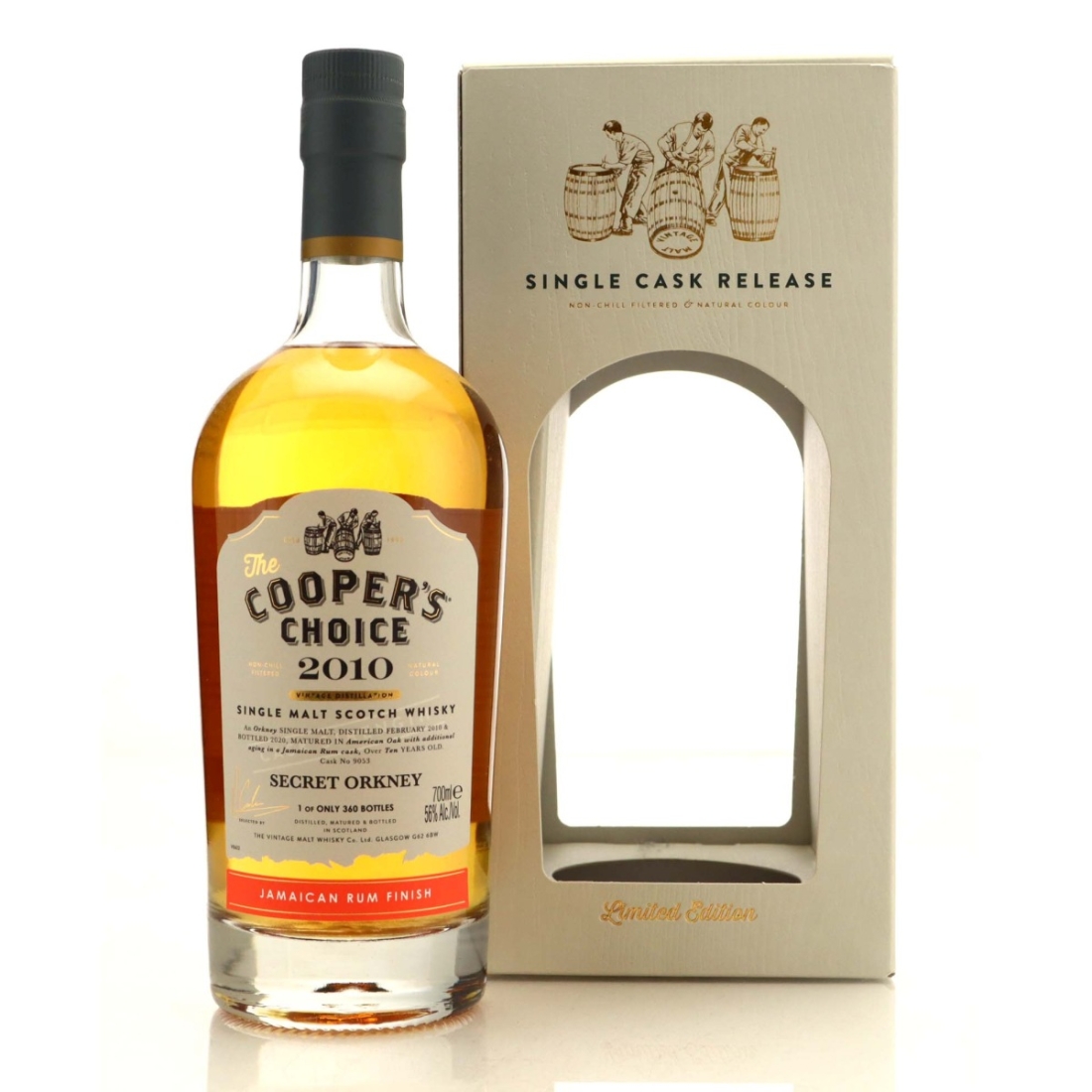 Secret Orkney 2010 Cooper's Choice 10 Year Old Jamaican Rum Finish