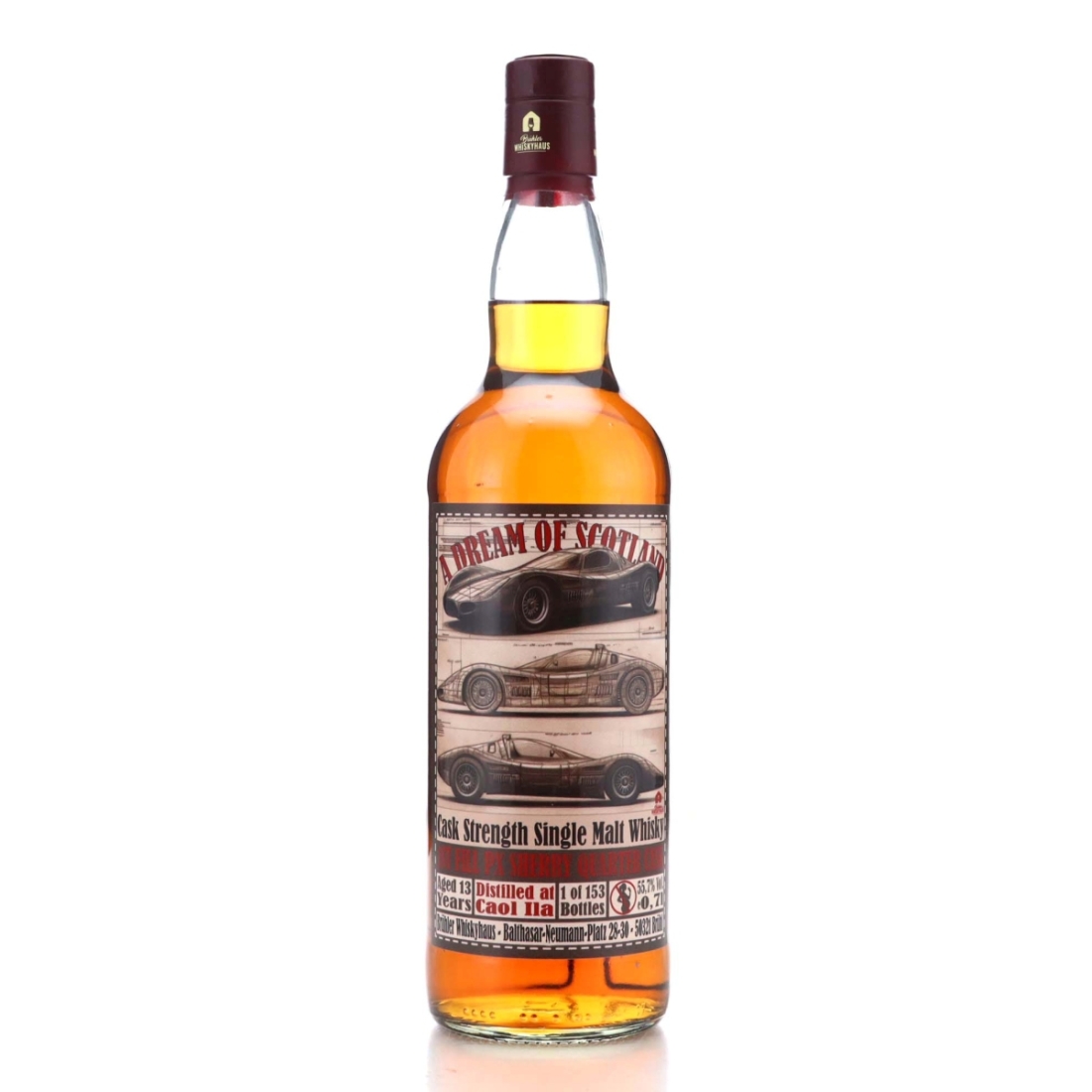 Caol Ila 13 Year Old A Dream of Scotland PX Sherry
