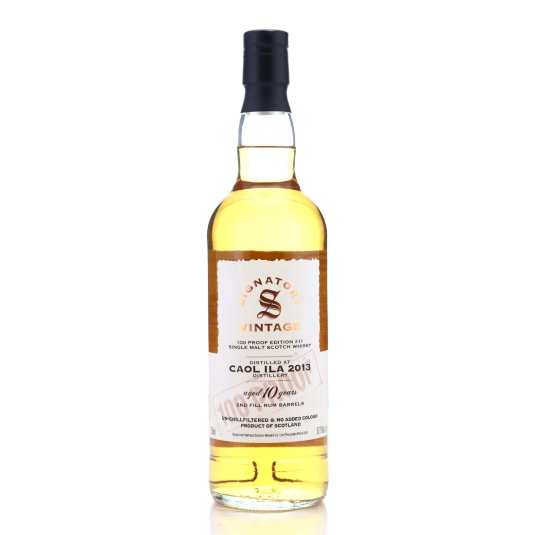 Caol Ila 2013 Signatory Vintage 10 Year Old 100 Proof
