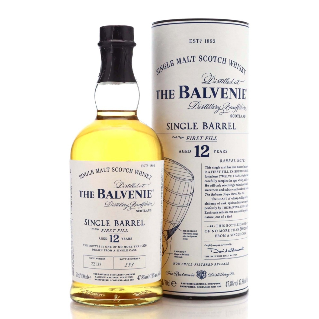 Balvenie 12 Year Old First Fill Single Barrel #22133