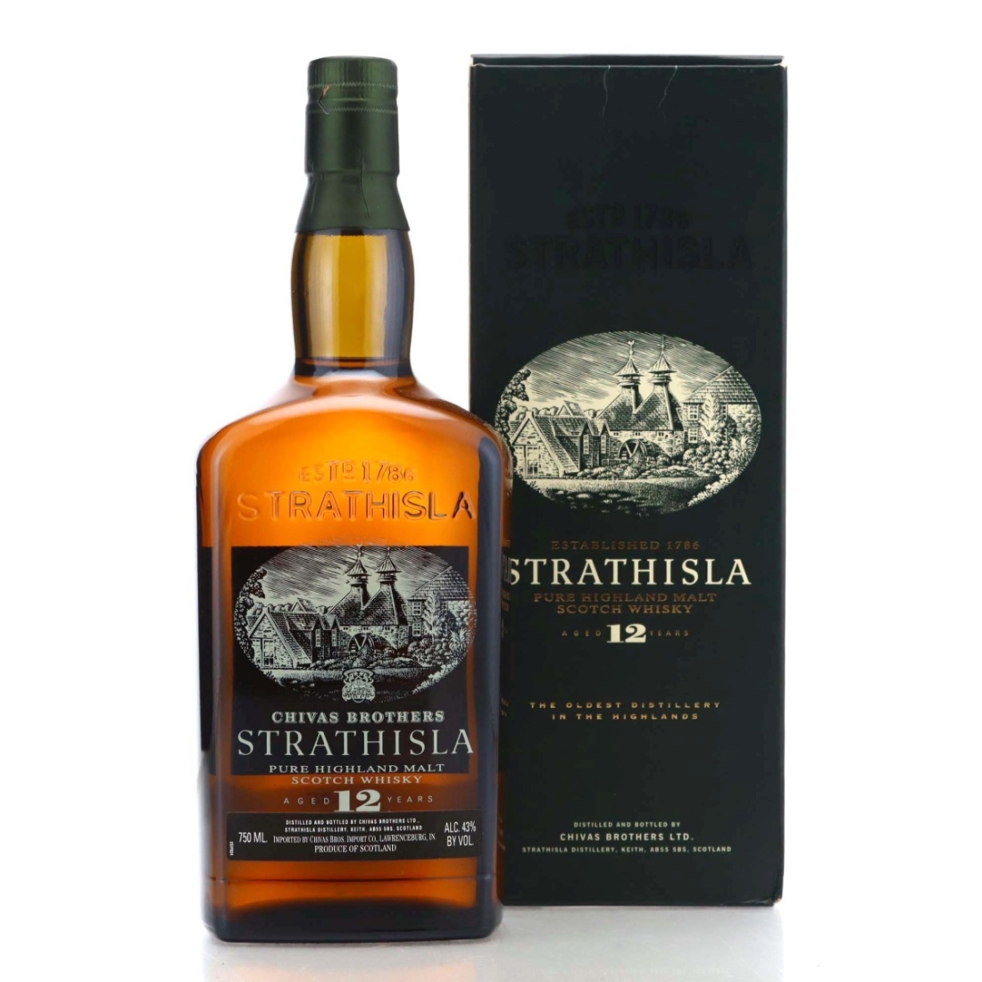 Strathisla 12 Year Old pre-2013 75cl / US Import