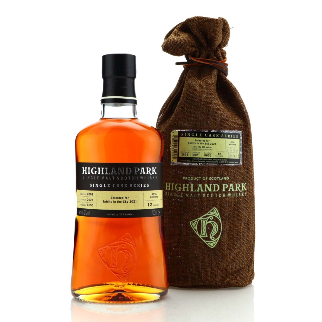 Highland Park 2008 Single Cask 10 Year Old #6653 / Spirits in the Sky 2021