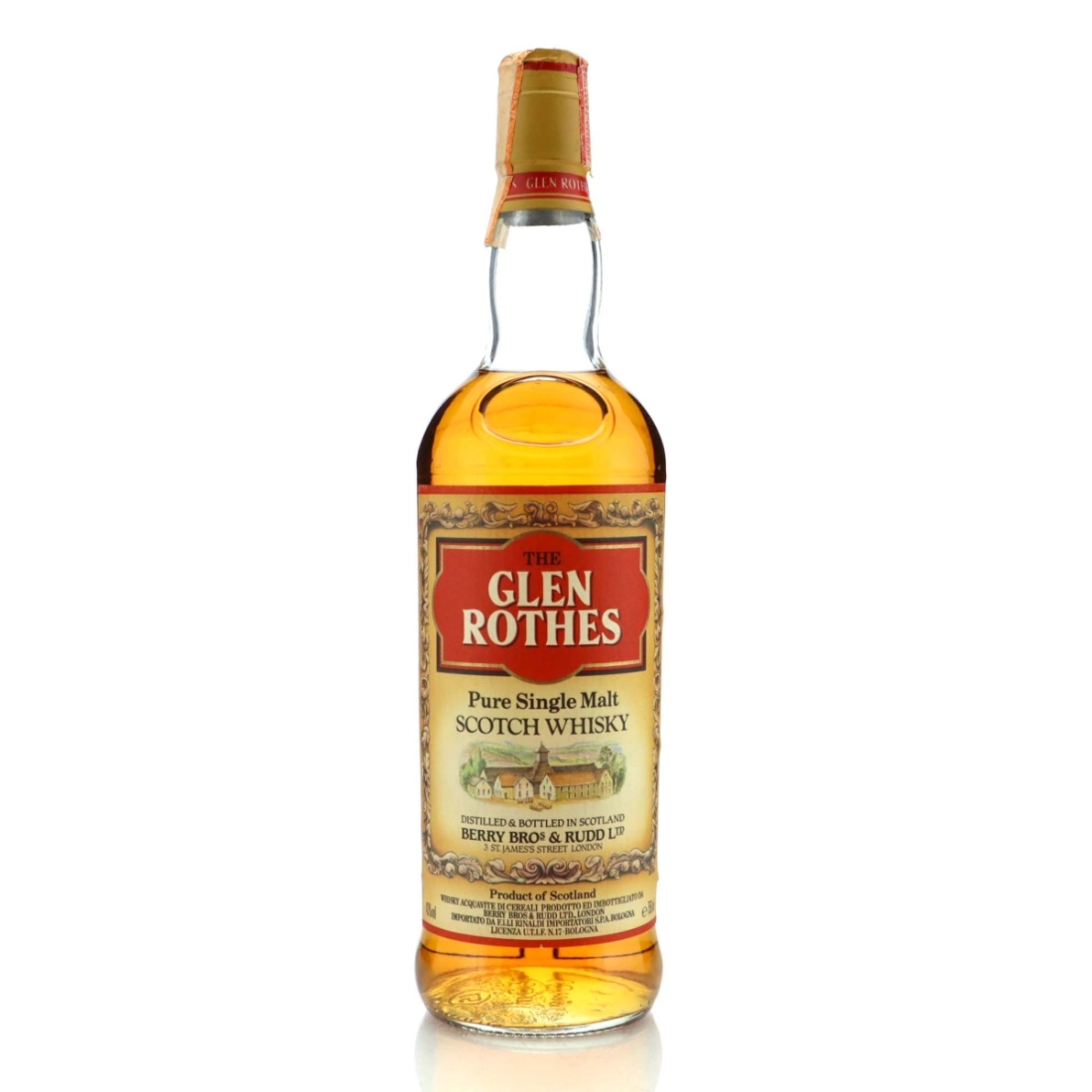 Glenrothes 12 Year Old 1980s / Rinaldi Import